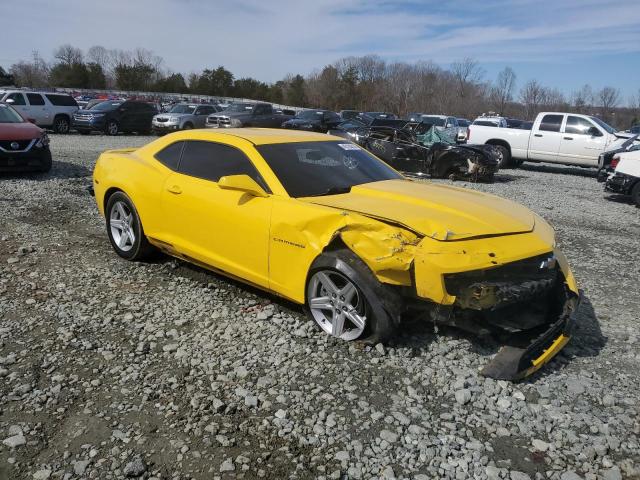 2G1FF1E37C9142754 - 2012 CHEVROLET CAMARO LT YELLOW photo 4