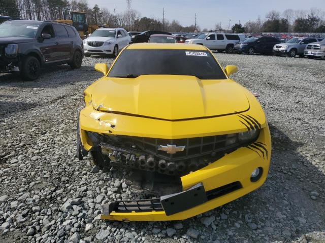 2G1FF1E37C9142754 - 2012 CHEVROLET CAMARO LT YELLOW photo 5