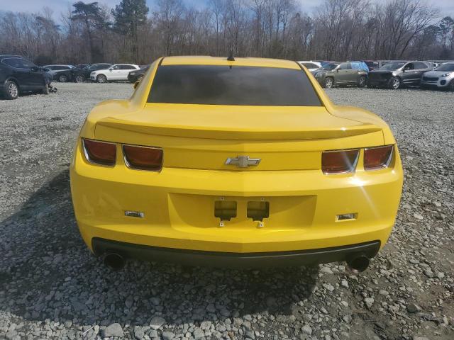 2G1FF1E37C9142754 - 2012 CHEVROLET CAMARO LT YELLOW photo 6