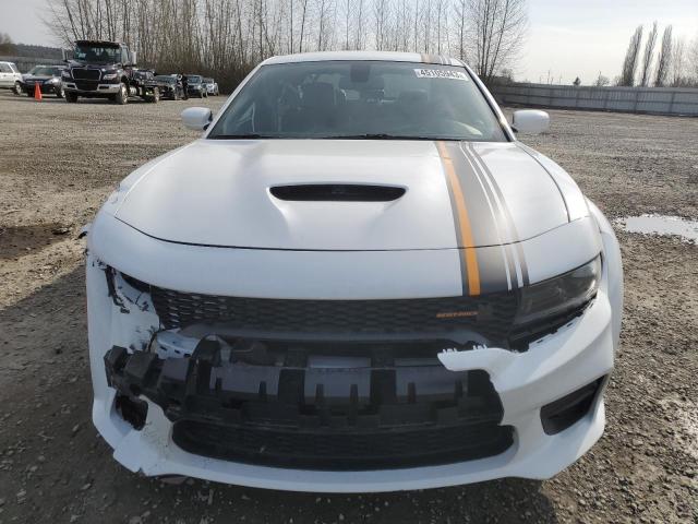 2C3CDXGJ8NH229235 - 2022 DODGE CHARGER SCAT PACK WHITE photo 5