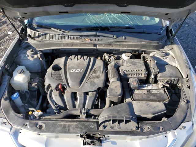 5NPEB4AC8DH651210 - 2013 HYUNDAI SONATA GLS SILVER photo 11