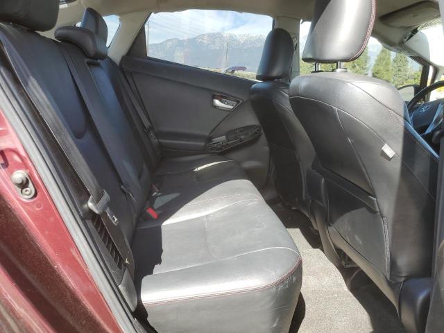JTDKN3DU5D5609828 - 2013 TOYOTA PRIUS MAROON photo 10