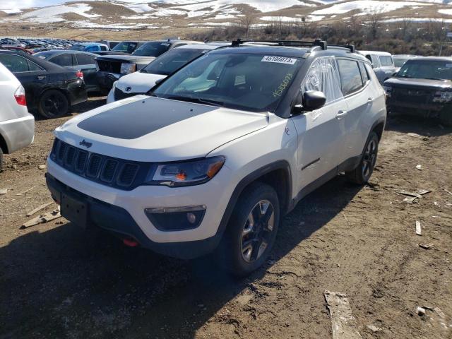 3C4NJDDB8JT315431 - 2018 JEEP COMPASS TRAILHAWK WHITE photo 1