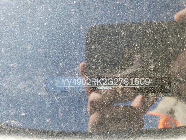 YV4902RK2G2781509 - 2016 VOLVO XC60 T6 PREMIER BLUE photo 13