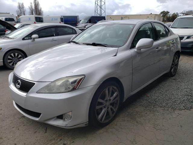 JTHBK262875043584 - 2007 LEXUS IS 250 SILVER photo 1