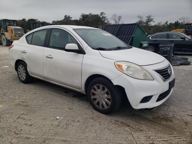 3N1CN7APXDL868215 - 2013 NISSAN VERSA S WHITE photo 4