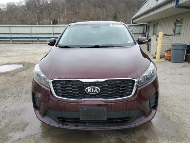 5XYPGDA57KG572028 - 2019 KIA SORENTO LX BURGUNDY photo 5