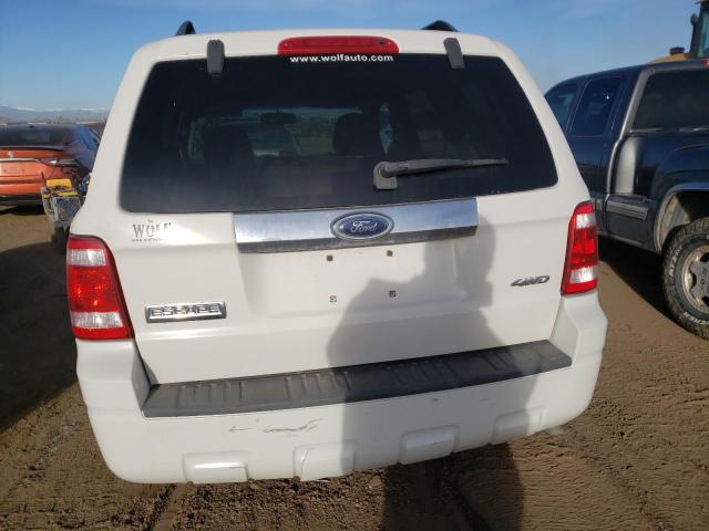 1FMCU94G99KB65376 - 2009 FORD ESCAPE LIMITED WHITE photo 6