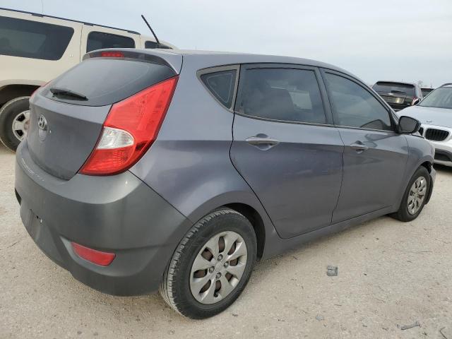 KMHCT5AE6GU264236 - 2016 HYUNDAI ACCENT SE GRAY photo 3