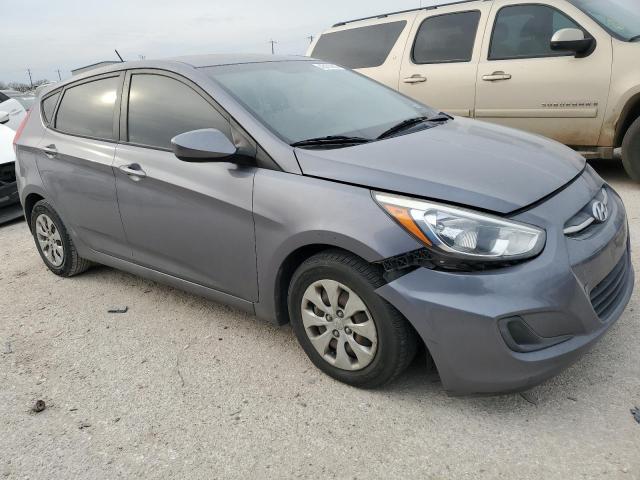 KMHCT5AE6GU264236 - 2016 HYUNDAI ACCENT SE GRAY photo 4