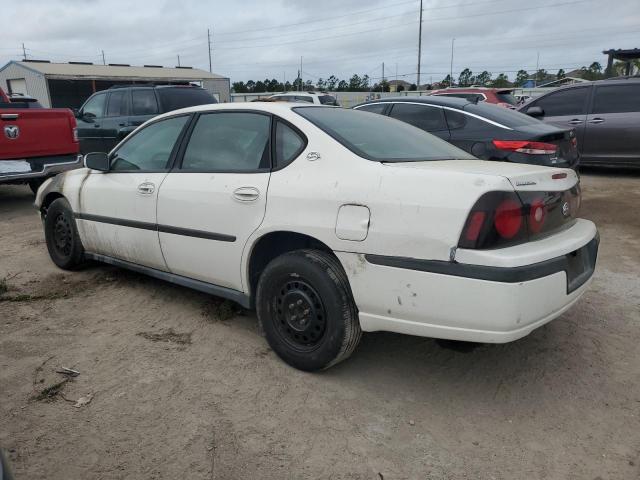 2G1WF52E459293292 - 2005 CHEVROLET IMPALA WHITE photo 2