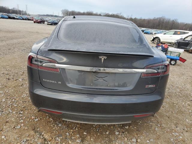 5YJSA1E48FF113079 - 2015 TESLA MODEL S GRAY photo 6