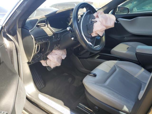 5YJSA1E48FF113079 - 2015 TESLA MODEL S GRAY photo 7