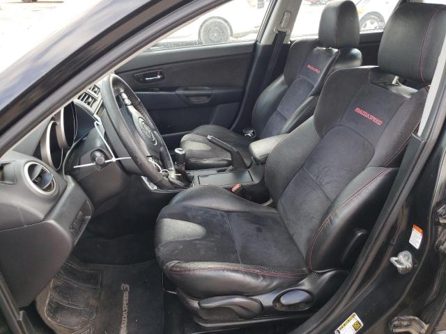 JM1BK34M681165297 - 2008 MAZDA SPEED 3 შავი ფოტო 7