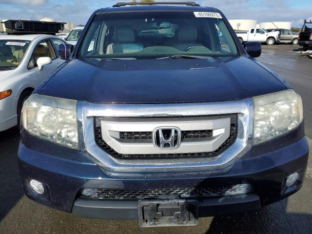 5FNYF4H9XBB068242 - 2011 HONDA PILOT TOURING BLUE photo 5