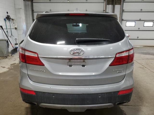 KM8SRDHF4EU067680 - 2014 HYUNDAI SANTA FE GLS SILVER photo 6