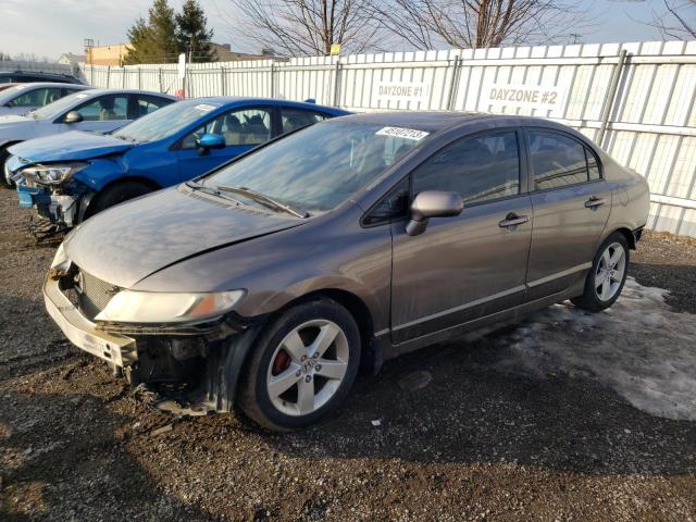 2HGFA15659H012391 - 2009 HONDA CIVIC LX-S Մոխրագույն լուսանկար 1