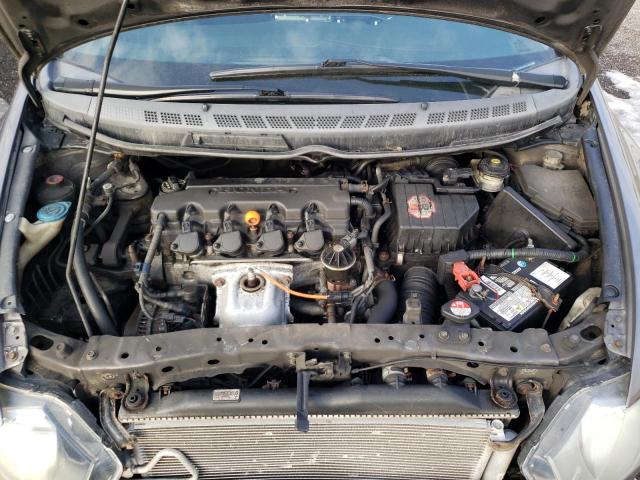 2HGFA15659H012391 - 2009 HONDA CIVIC LX-S Մոխրագույն լուսանկար 11