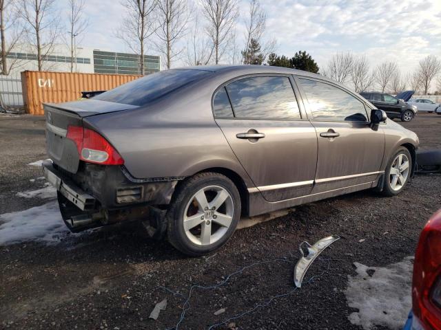 2HGFA15659H012391 - 2009 HONDA CIVIC LX-S Մոխրագույն լուսանկար 3