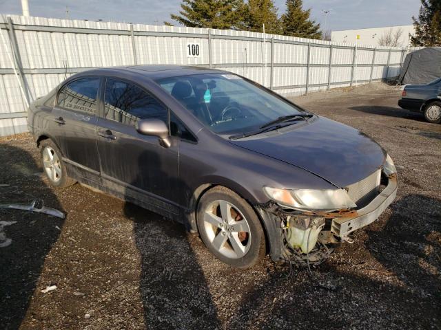 2HGFA15659H012391 - 2009 HONDA CIVIC LX-S Մոխրագույն լուսանկար 4