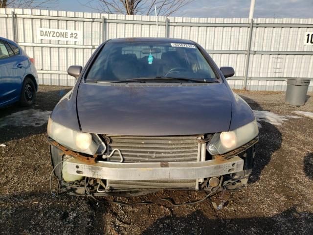 2HGFA15659H012391 - 2009 HONDA CIVIC LX-S Մոխրագույն լուսանկար 5