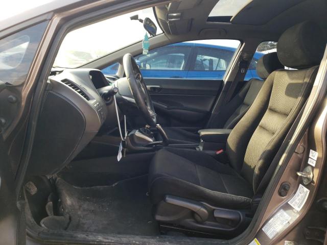 2HGFA15659H012391 - 2009 HONDA CIVIC LX-S Մոխրագույն լուսանկար 7