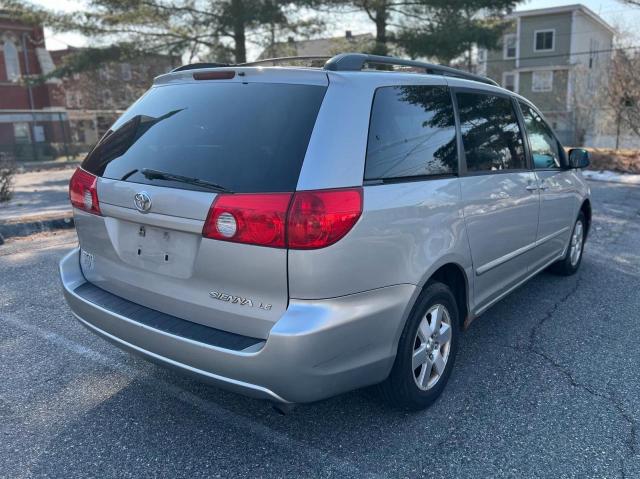 5TDZA23CX6S400076 - 2006 TOYOTA SIENNA CE SILVER photo 4