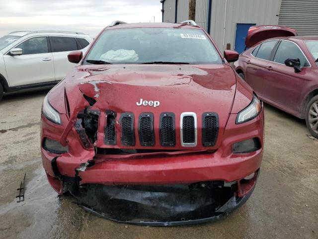 1C4PJLCS9EW297414 - 2014 JEEP CHEROKEE LATITUDE RED photo 5