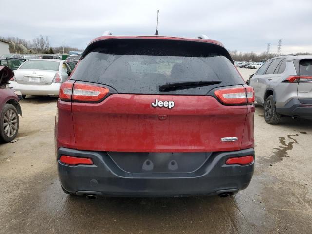 1C4PJLCS9EW297414 - 2014 JEEP CHEROKEE LATITUDE RED photo 6