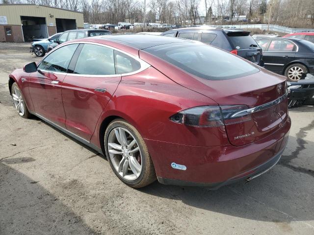 5YJSA1DP0CFS00594 - 2012 TESLA MODEL S Կարմիր լուսանկար 2