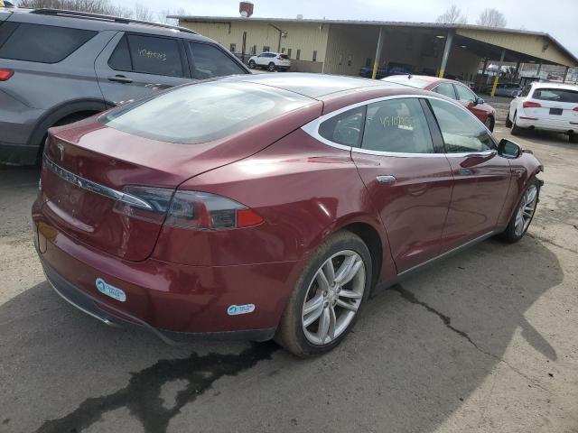 5YJSA1DP0CFS00594 - 2012 TESLA MODEL S Կարմիր լուսանկար 3