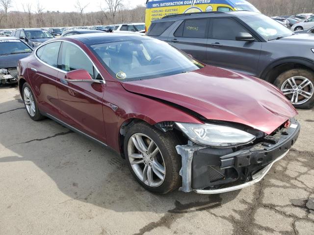 5YJSA1DP0CFS00594 - 2012 TESLA MODEL S Կարմիր լուսանկար 4