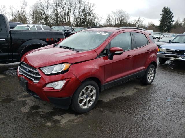 MAJ3P1TE2JC175281 - 2018 FORD ECOSPORT SE RED photo 1