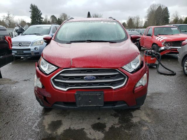 MAJ3P1TE2JC175281 - 2018 FORD ECOSPORT SE RED photo 5