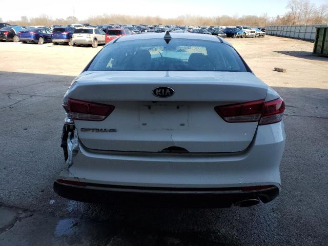 5XXGT4L31JG198588 - 2018 KIA OPTIMA LX WHITE photo 6