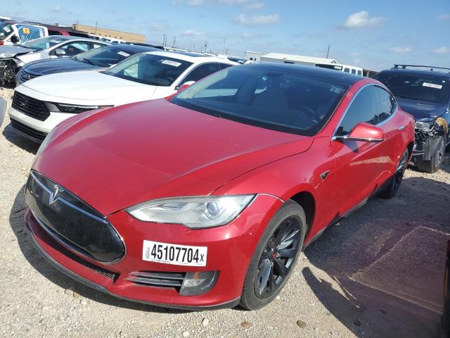 5YJSA1CN4DFP18340 - 2013 TESLA MODEL S 红色 照片 1