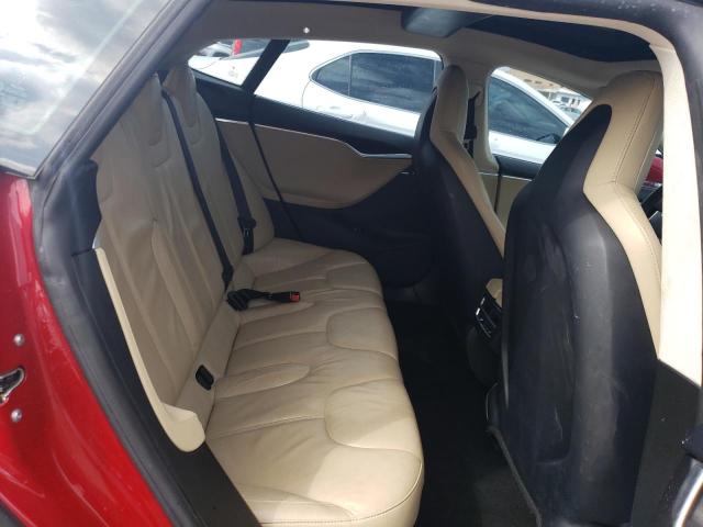 5YJSA1CN4DFP18340 - 2013 TESLA MODEL S 红色 照片 10