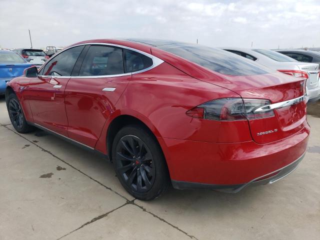 5YJSA1CN4DFP18340 - 2013 TESLA MODEL S 红色 照片 2