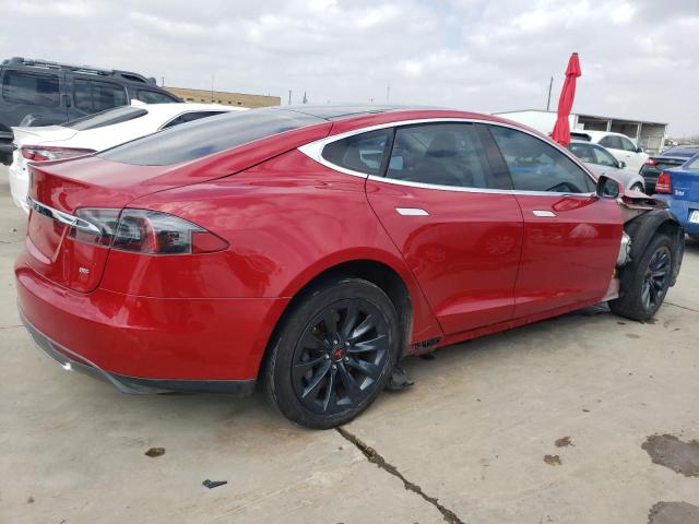 5YJSA1CN4DFP18340 - 2013 TESLA MODEL S RED photo 3