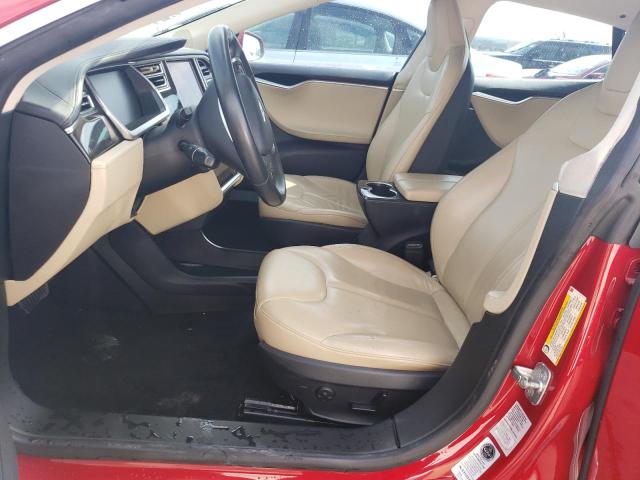 5YJSA1CN4DFP18340 - 2013 TESLA MODEL S 红色 照片 7