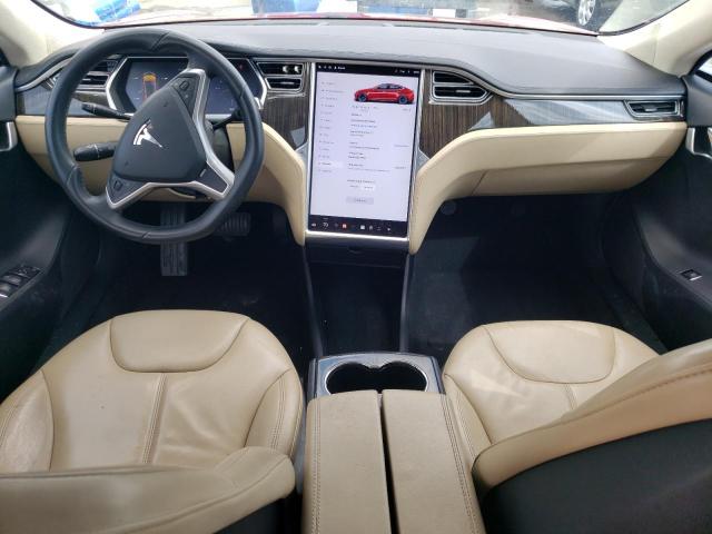 5YJSA1CN4DFP18340 - 2013 TESLA MODEL S 红色 照片 8