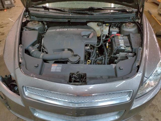 1G1ZE5EB1AF140596 - 2010 CHEVROLET MALIBU LTZ ნაცრისფერი ფოტო 11