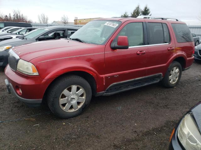 5LMEU68H25ZJ04024 - 2005 LINCOLN AVIATOR 红色 照片 1