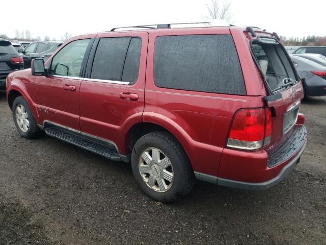 5LMEU68H25ZJ04024 - 2005 LINCOLN AVIATOR 红色 照片 2