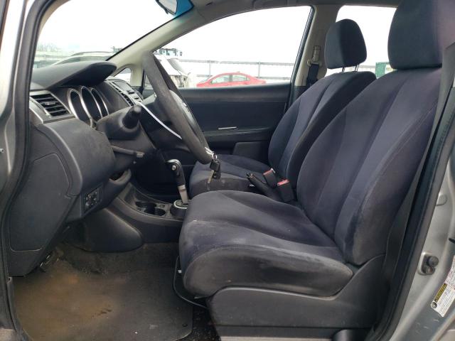 3N1BC13E28L356061 - 2008 NISSAN VERSA S GRAY photo 7