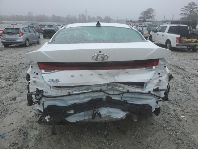 5NPLL4AG4MH049895 - 2021 HYUNDAI ELANTRA SE WHITE photo 6