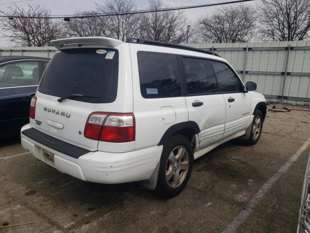 JF1SF65681G701942 - 2001 SUBARU FORESTER S თეთრი ფოტო 3