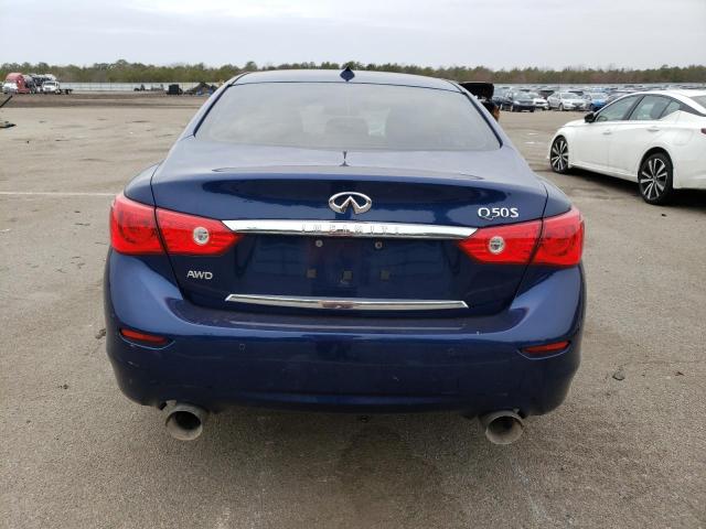 JN1EV7AR4HM834390 - 2017 INFINITI Q50 PREMIUM BLUE photo 6