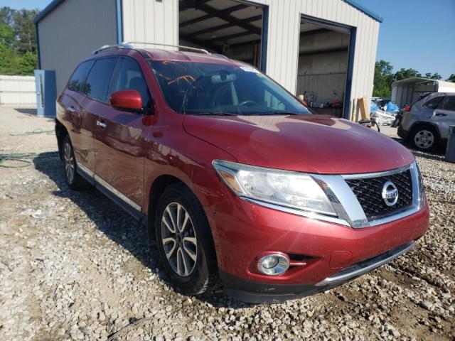 5N1AR2MN1FC677461 - 2015 NISSAN PATHFINDER S RED photo 1