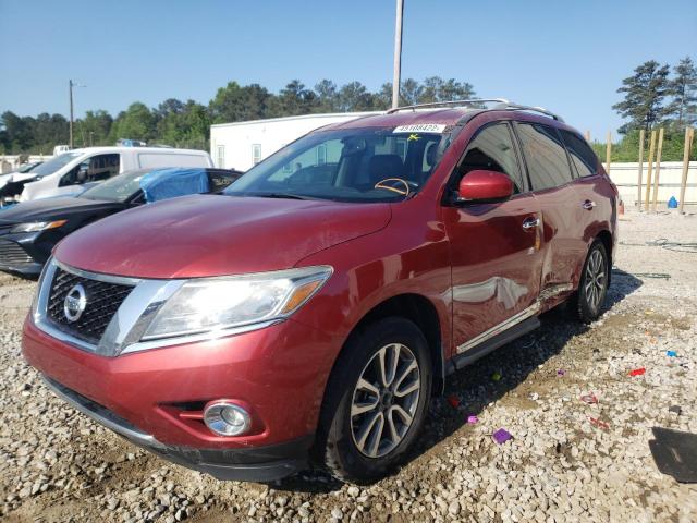 5N1AR2MN1FC677461 - 2015 NISSAN PATHFINDER S RED photo 2